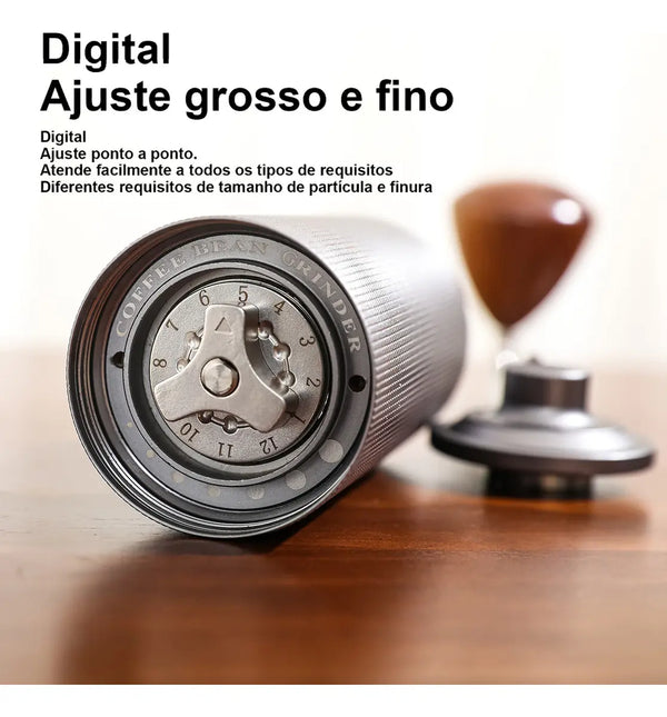 Moedor Manual I-Coffee M3 Pro | Ajuste Fino de Moagem para Café Especial